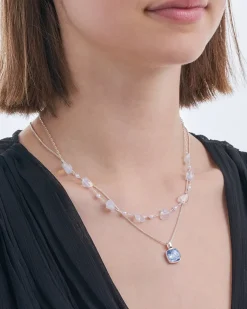 Collana stratificata - Moonstone Gleam