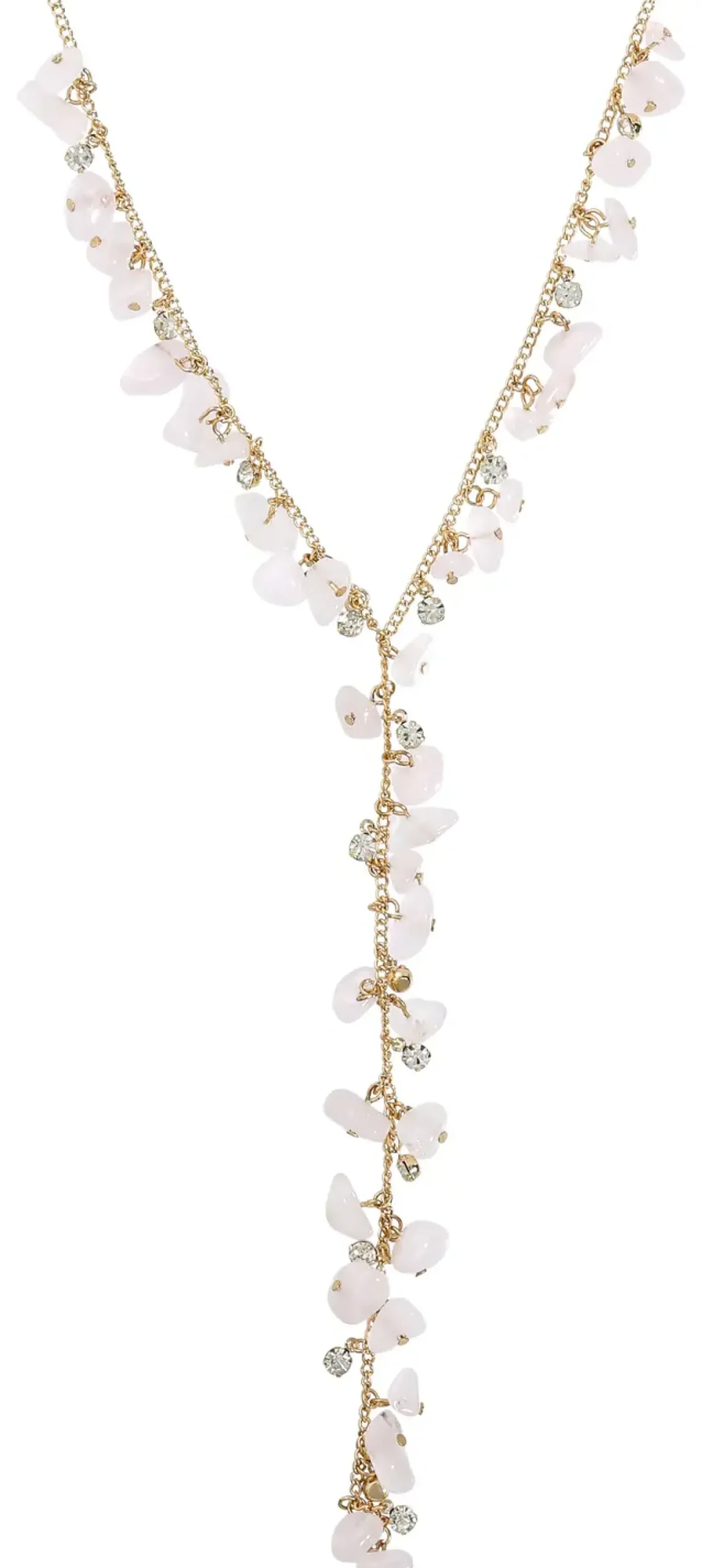 Collana stratificata - Nature Quartz
