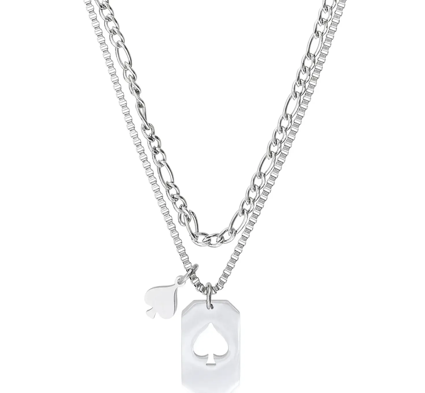 Collana stratificata - Poker Card