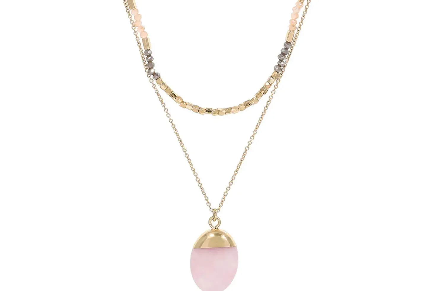 Collana stratificata - Purple Gemstone