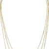 Collana stratificata - Shiny Gold
