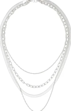 Collana stratificata - Silver Shine