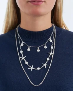 Collana stratificata - Silver Shore