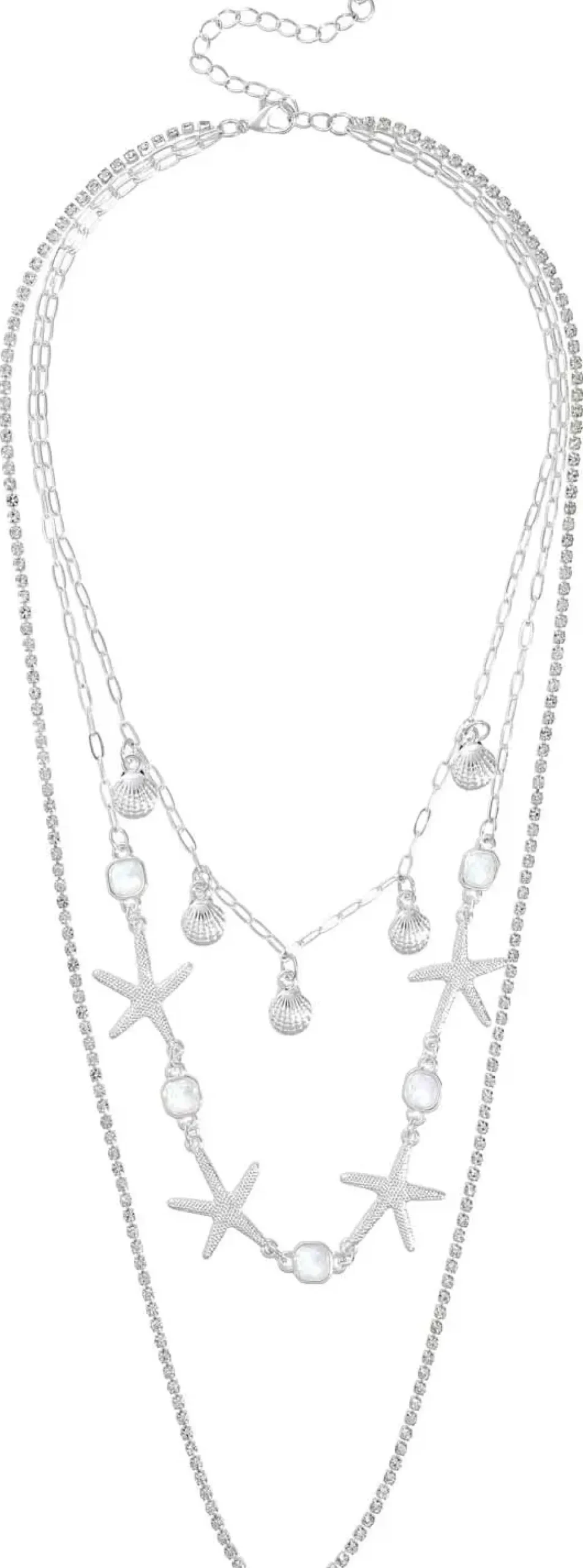 Collana stratificata - Silver Shore