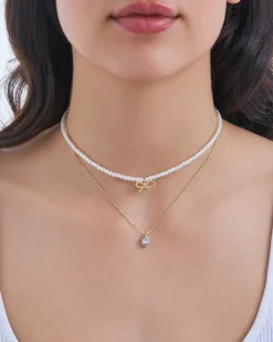 Collana stratificata - Small Bow