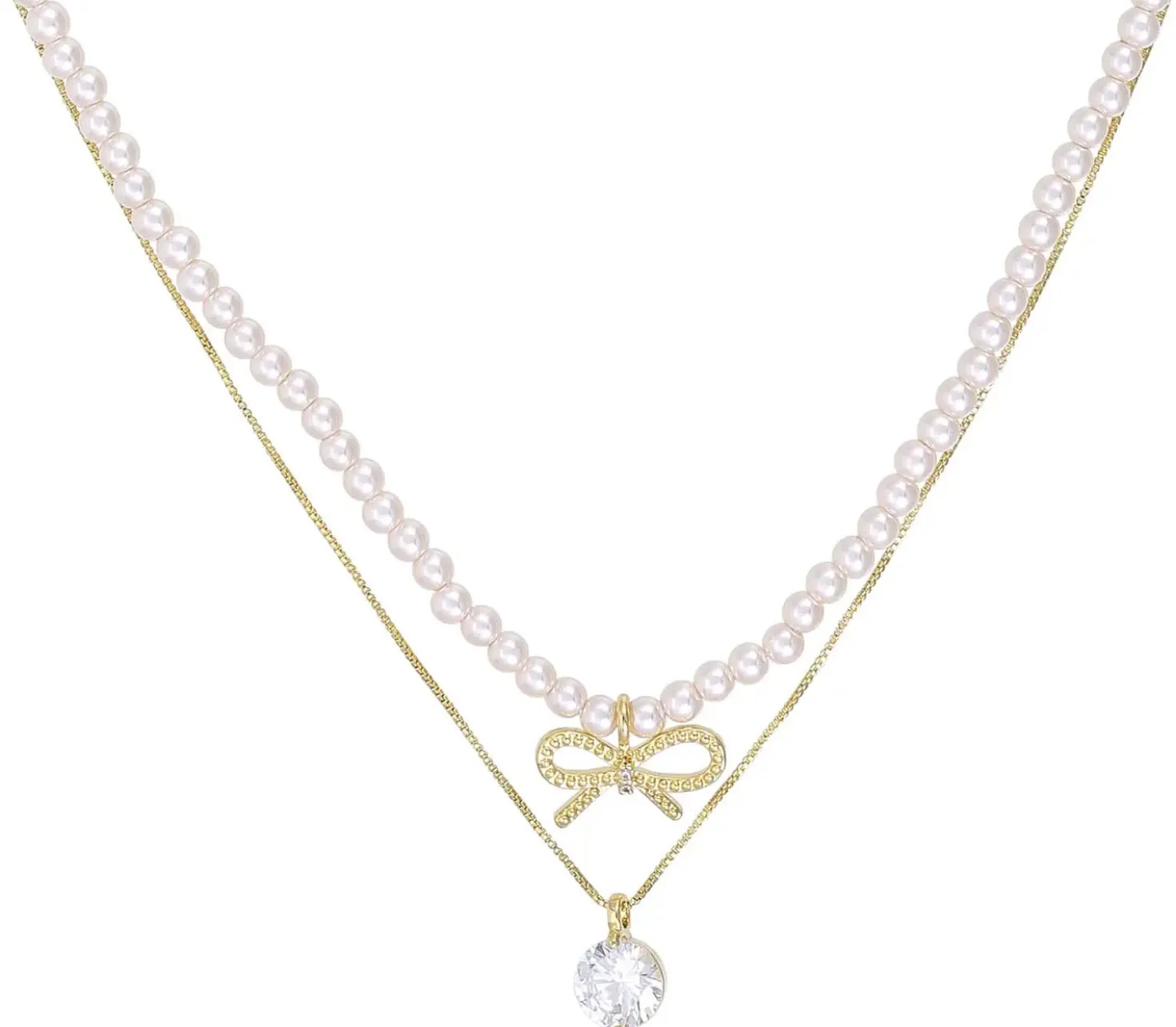 Collana stratificata - Small Bow