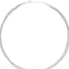 Collana stratificata - Soft Silver