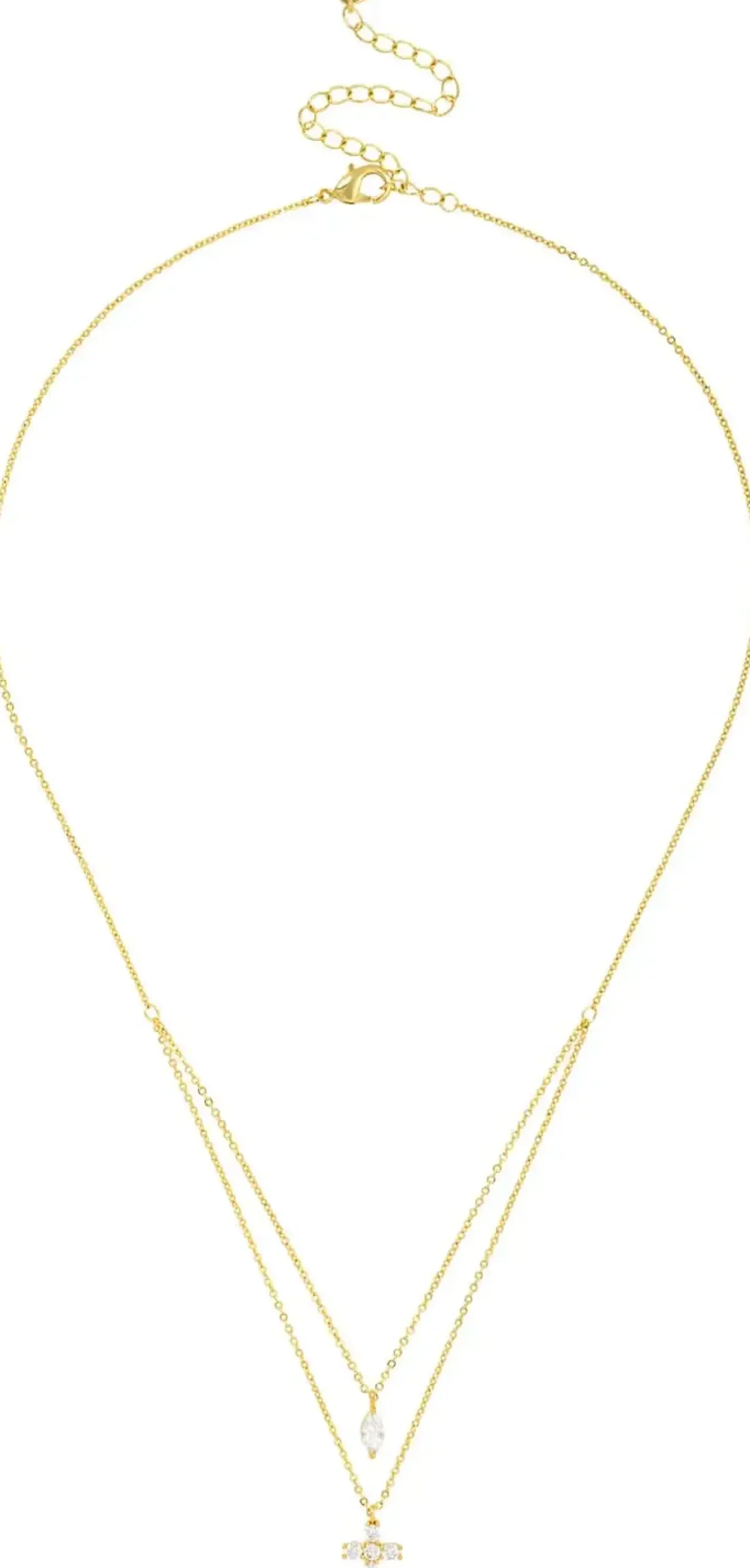 Collana stratificata - Sparkling Cross