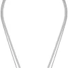 Collana stratificata - Steel Flicker