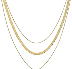 Collana stratificata - Steel Spark
