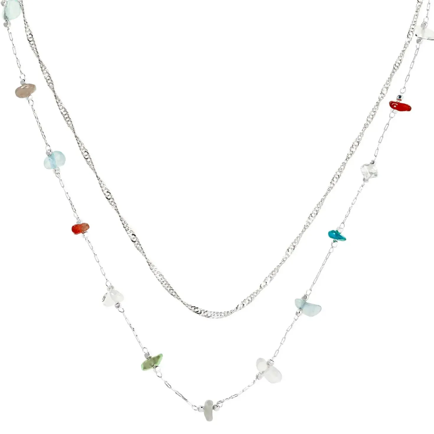 Collana stratificata - Summer Aventurine
