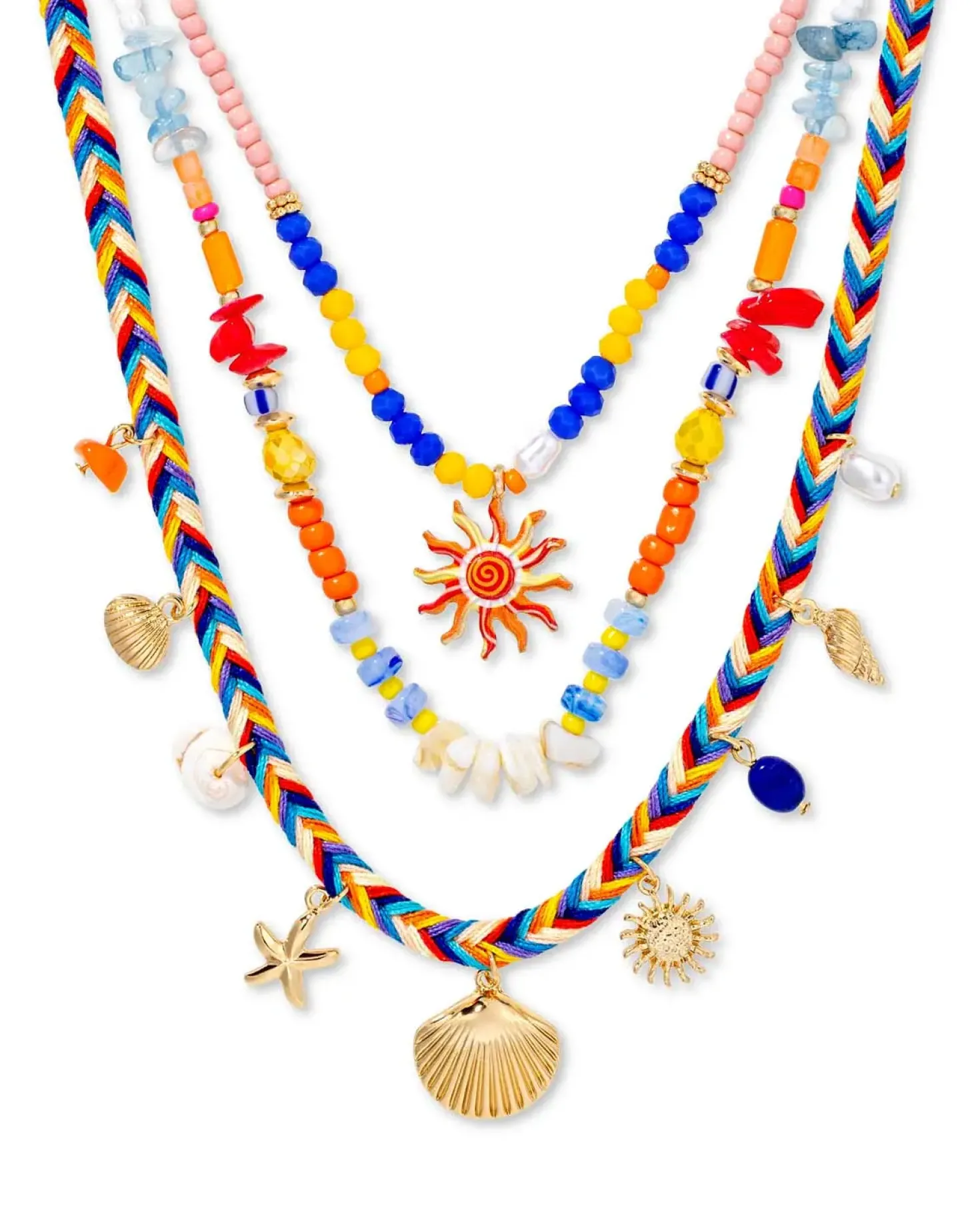 Collana stratificata - Summer Colors