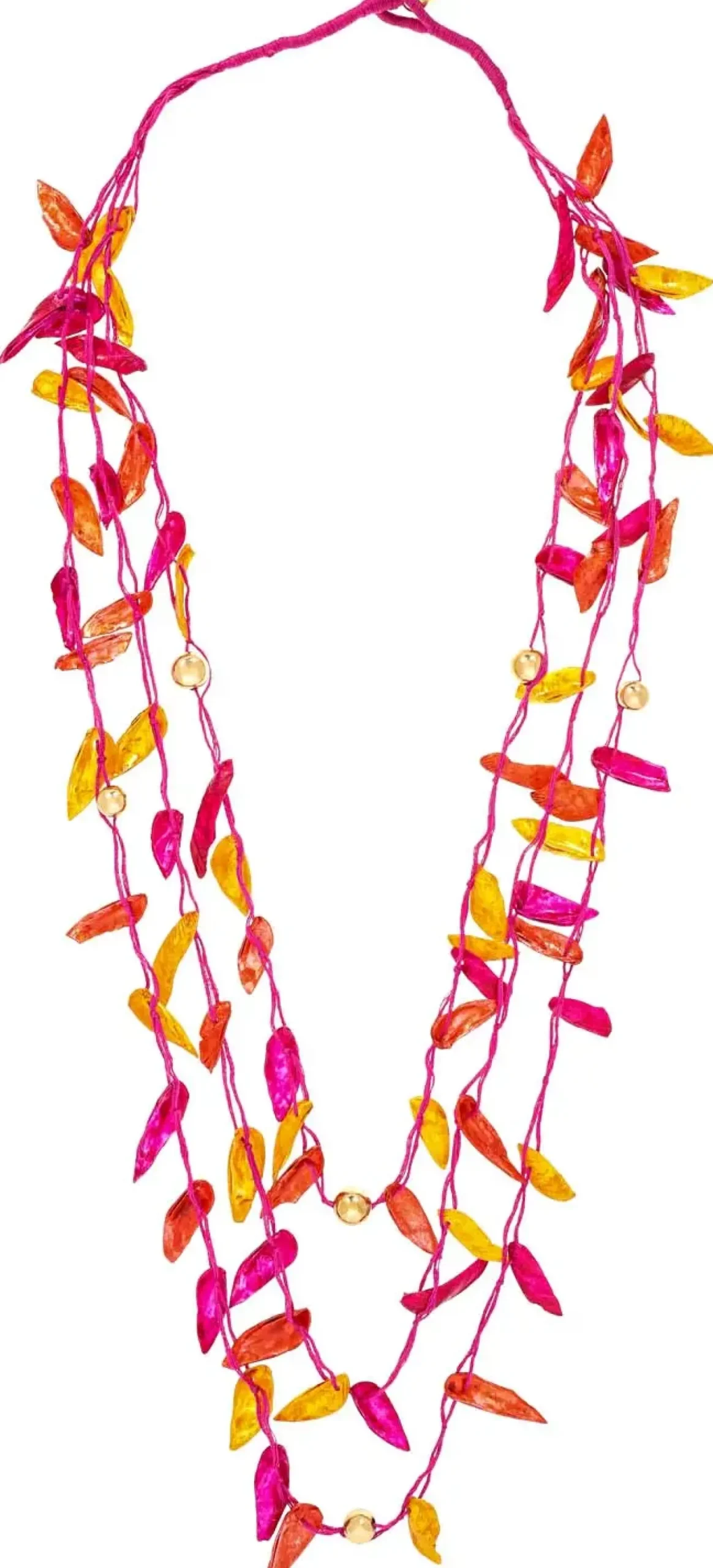 Collana stratificata - Sunset Harmony