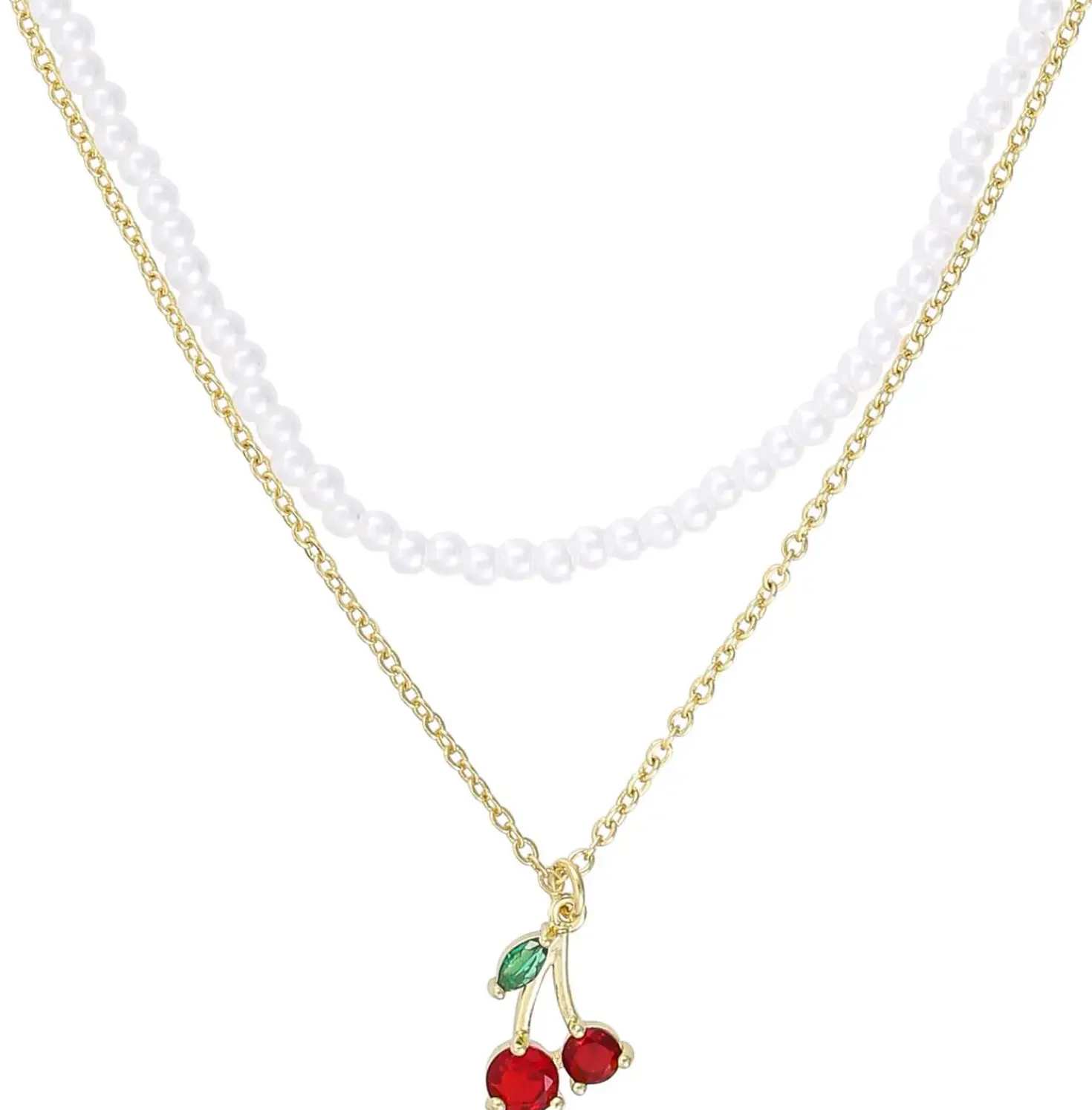 Collana stratificata - Sweet Cherry
