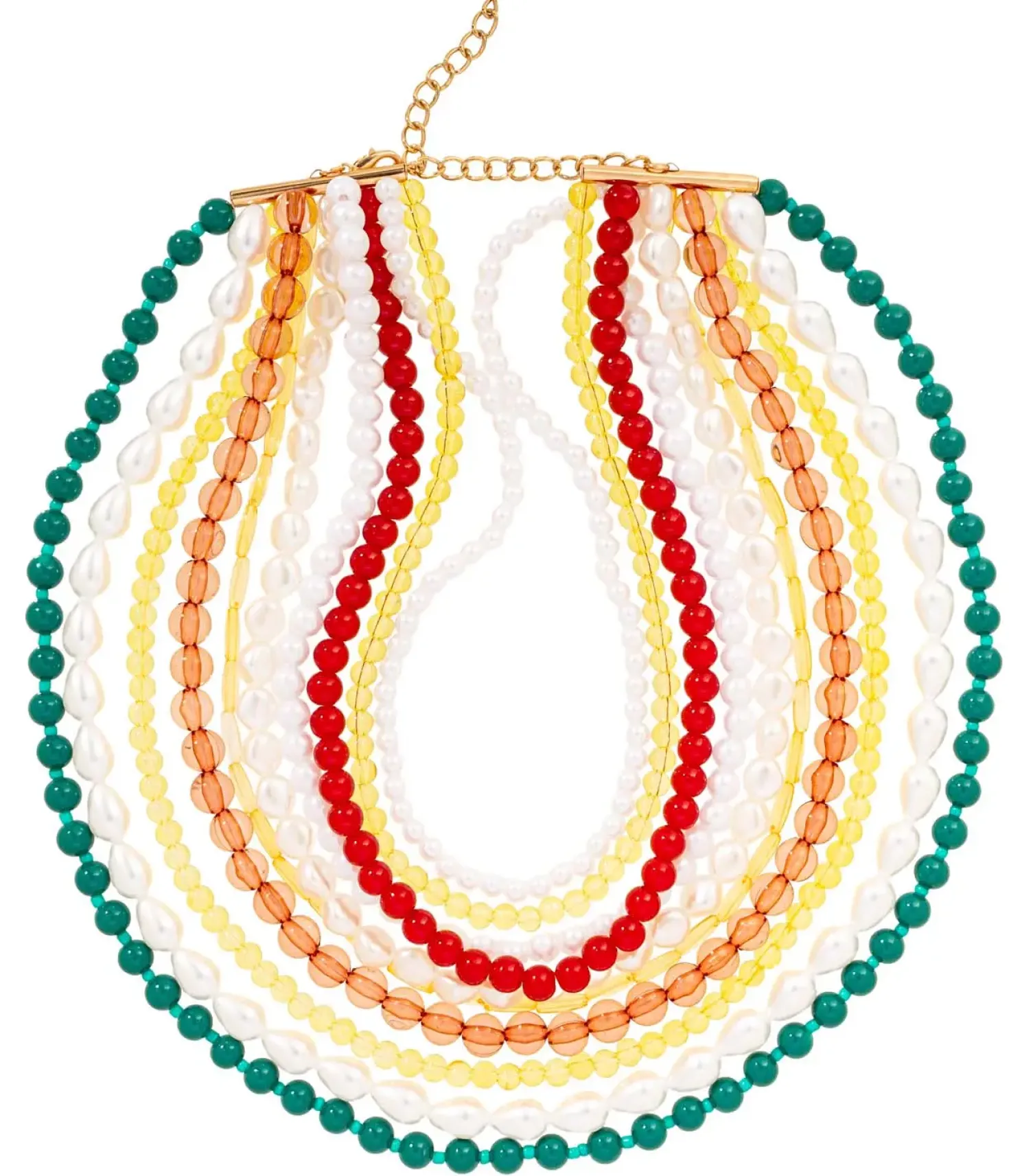 Collana stratificata - Tropical Glow