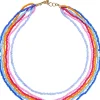 Collana stratificata - Vibrant Rows