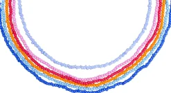 Collana stratificata - Vibrant Rows