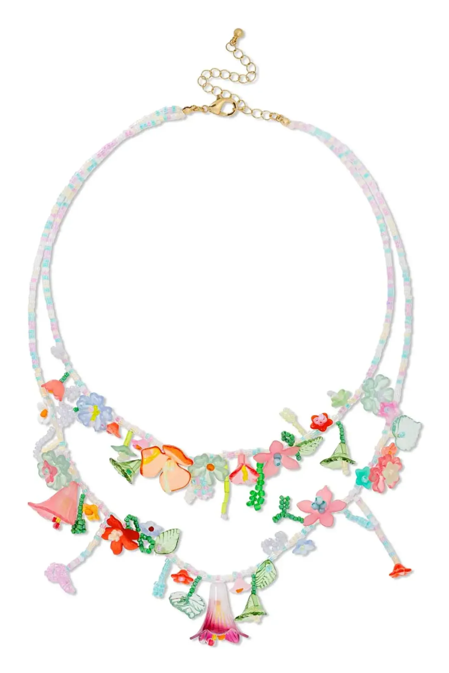 Collana stratificata - Vibrant Flowers
