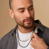 Collana stratificata da uomo - Perfect Black