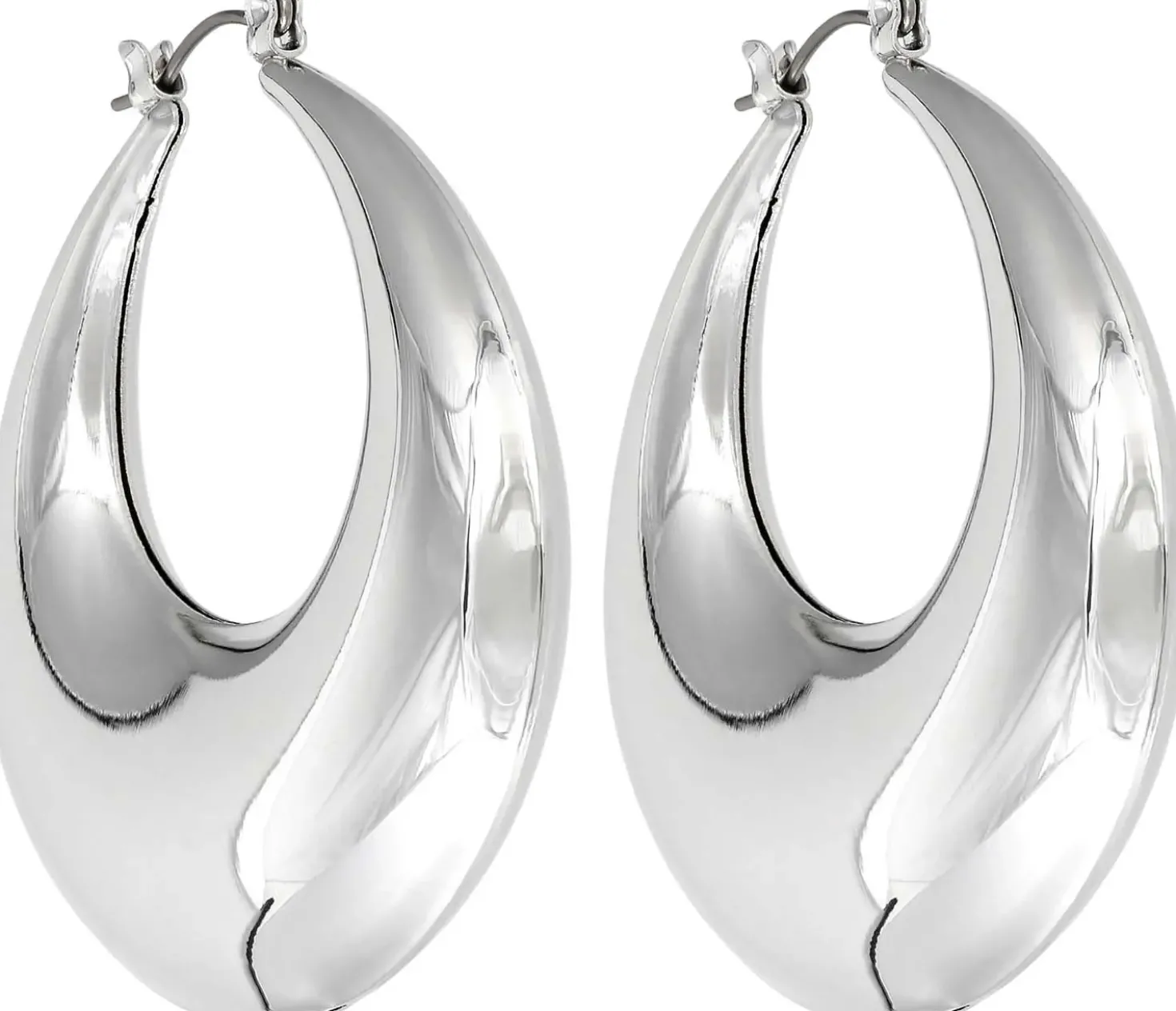Creoli - Bulky Silver