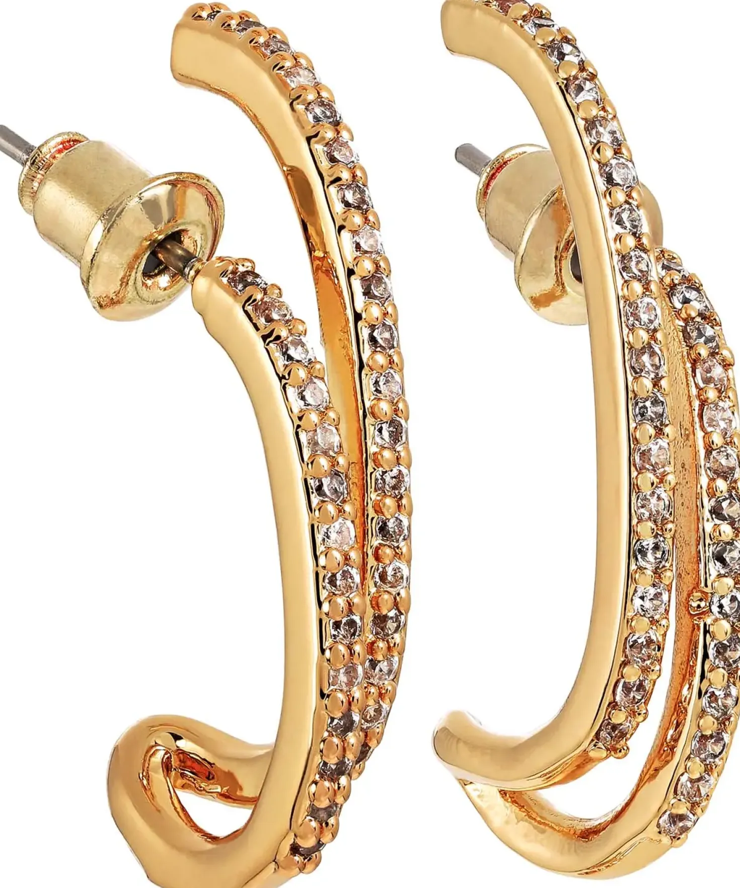 Creoli - Glittery Hoops