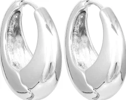 Creoli - Silver Huggies