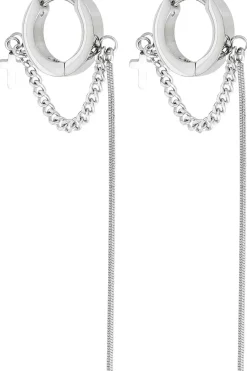 Creoli da uomo - Chain Steel
