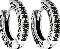 Creoli da uomo - Zirconia Ornament