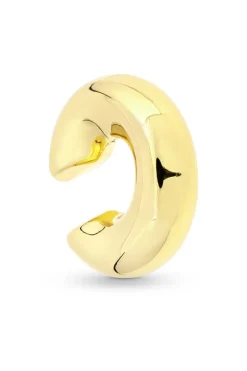 Earcuff - Puffy Gold