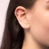 Earcuff - Silver Stripes