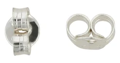 Farfallina per orecchini - Color argento