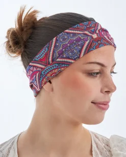 Fascia per capelli - Ethno Pink