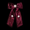 Fermacapelli - Burgundy Bow