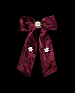 Fermacapelli - Burgundy Bow