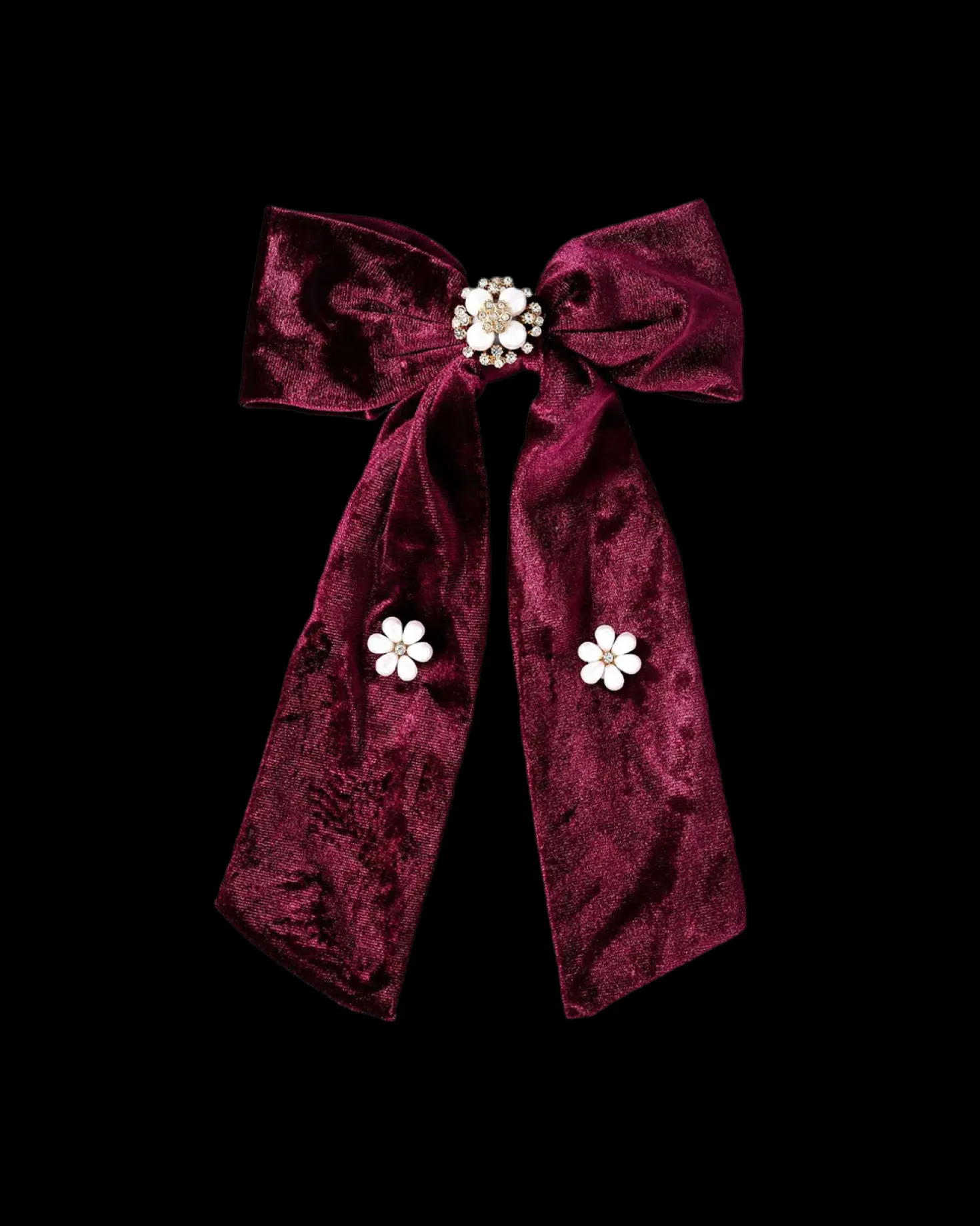 Fermacapelli - Burgundy Bow