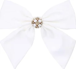Fermacapelli - White Bow