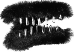 Fermaglio per capelli - Black Fur