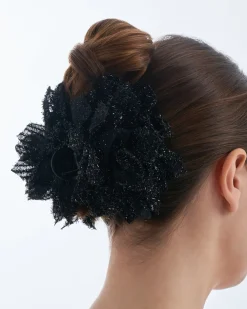 Fermaglio per capelli - Black Glitter