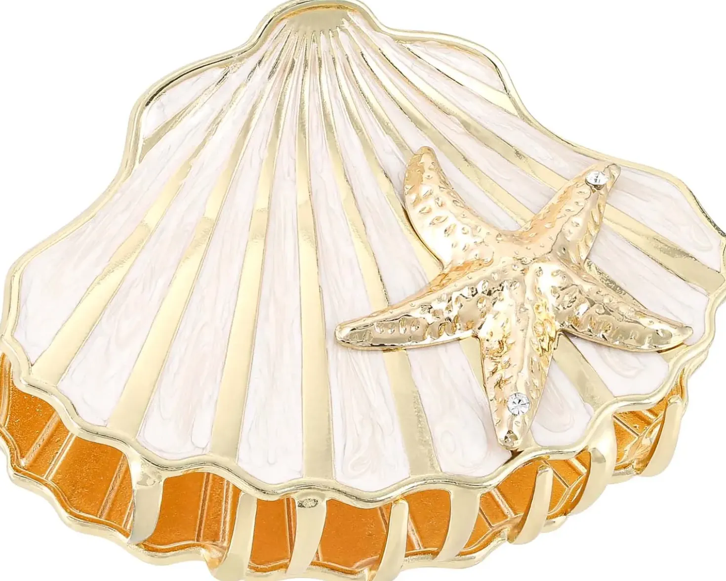 Fermaglio per capelli - White Shell