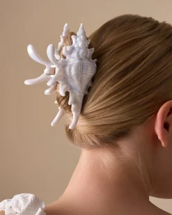 Fermaglio per capelli - White Conch