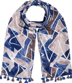 Foulard - Blue Aztec
