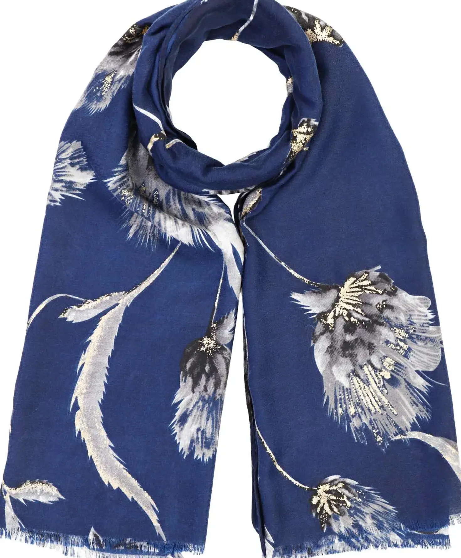 Foulard - Floral Navy