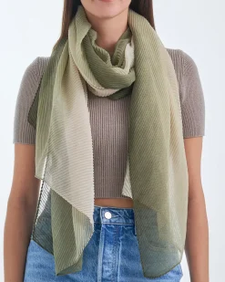 Foulard - Pleated Green