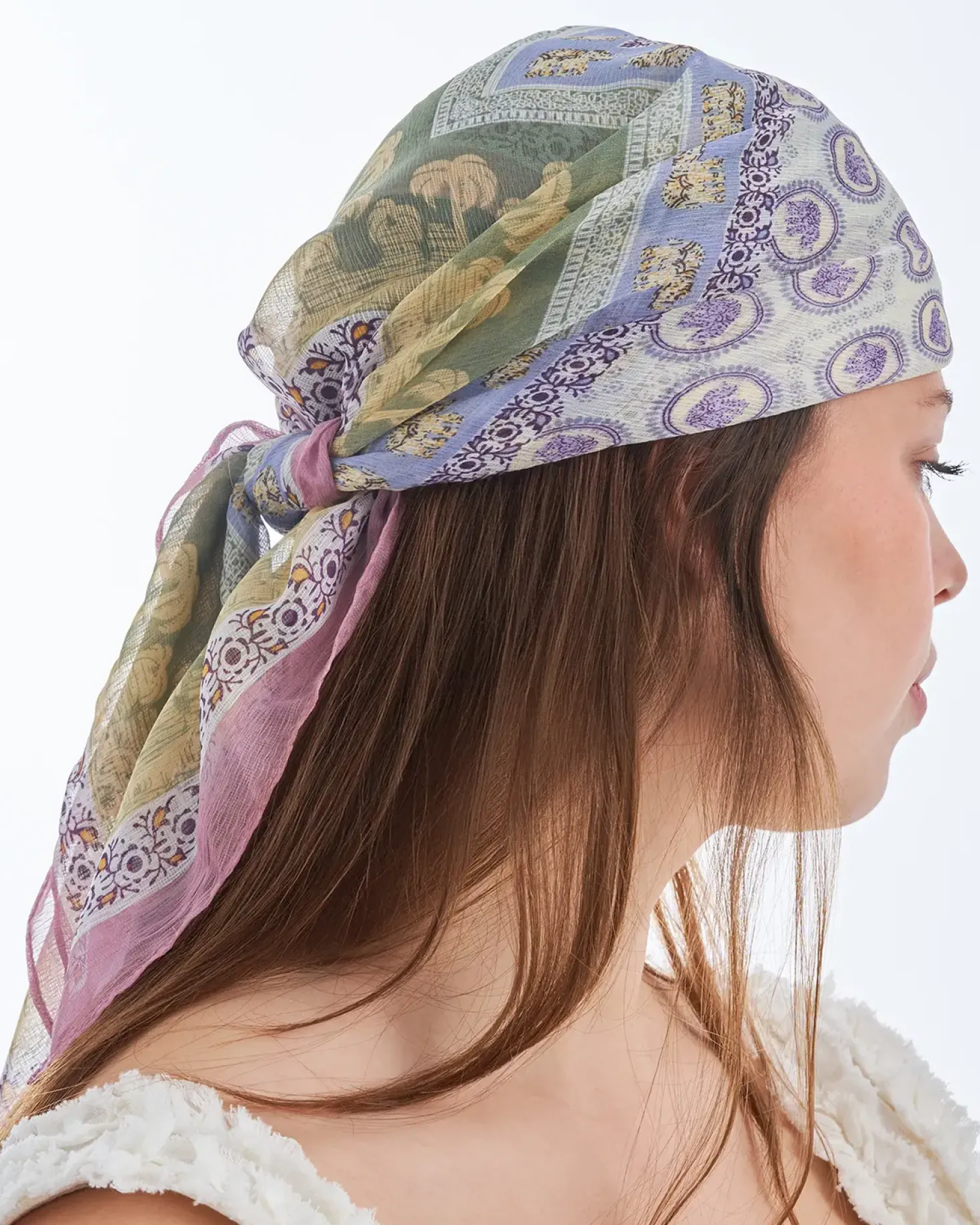 Foulard - Purple Boho