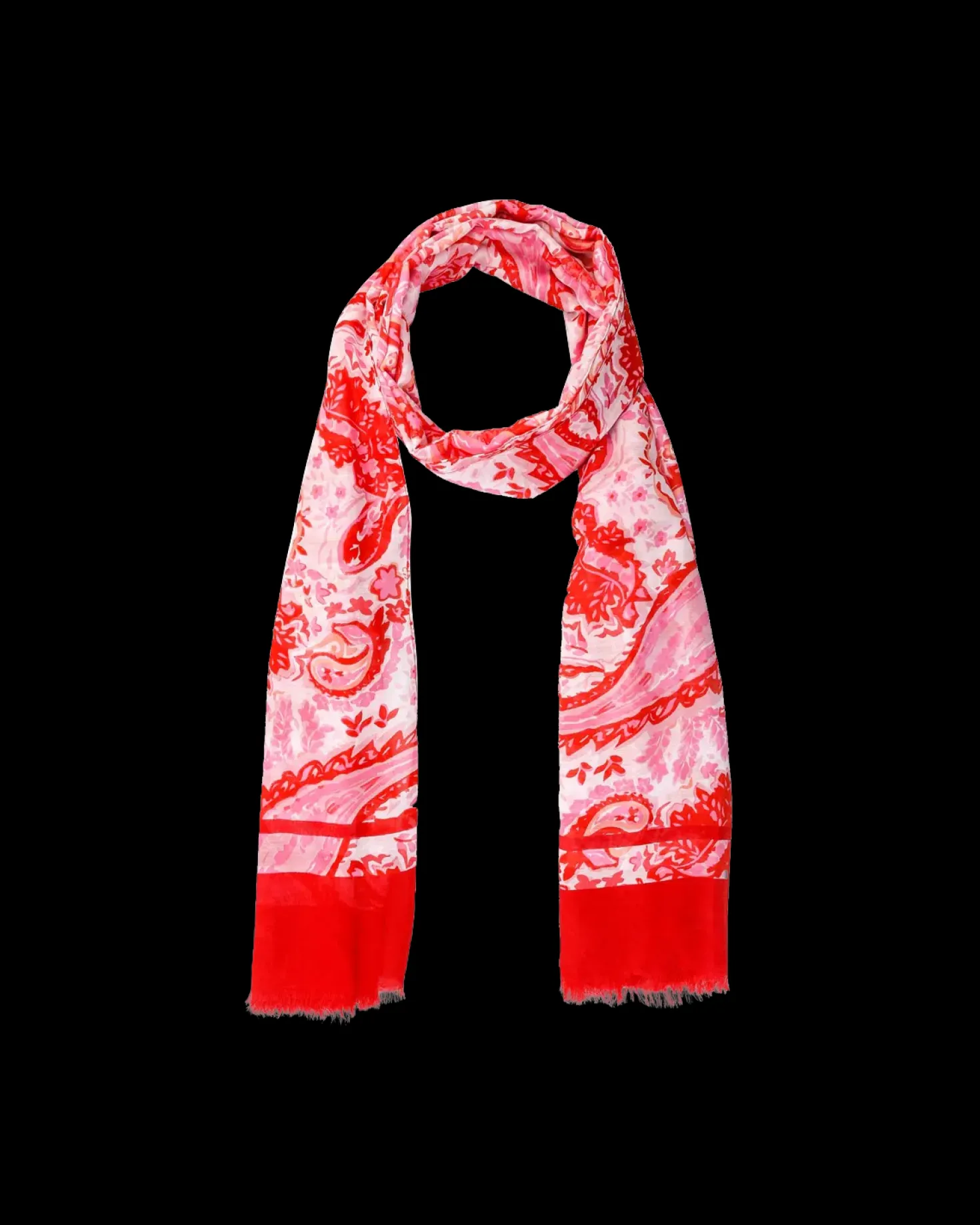 Foulard - Red Paisley