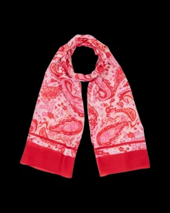 Foulard - Red Paisley