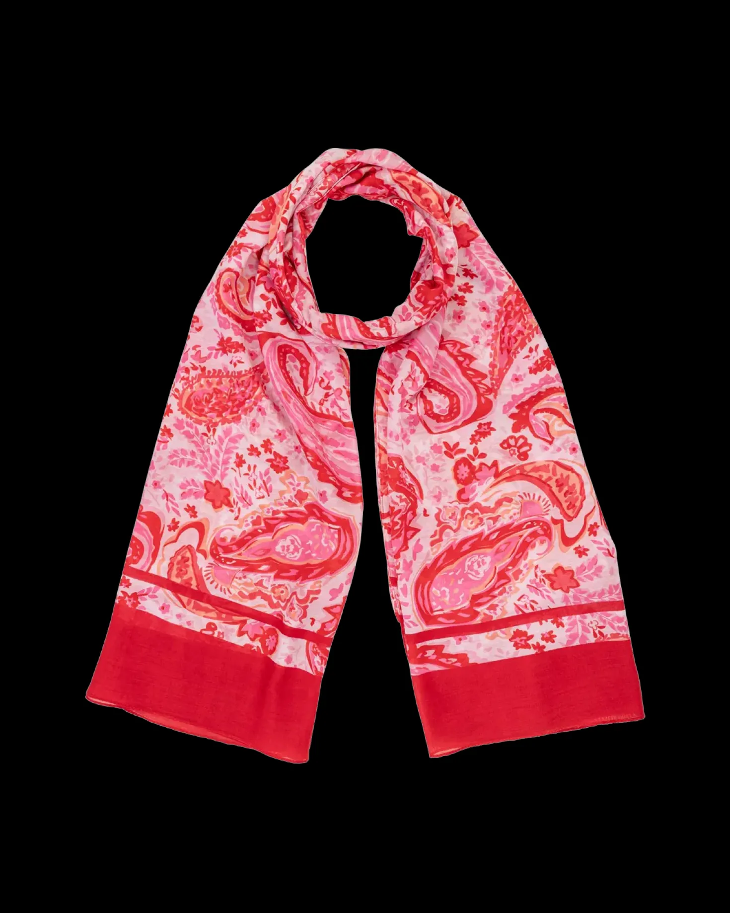 Foulard - Red Paisley