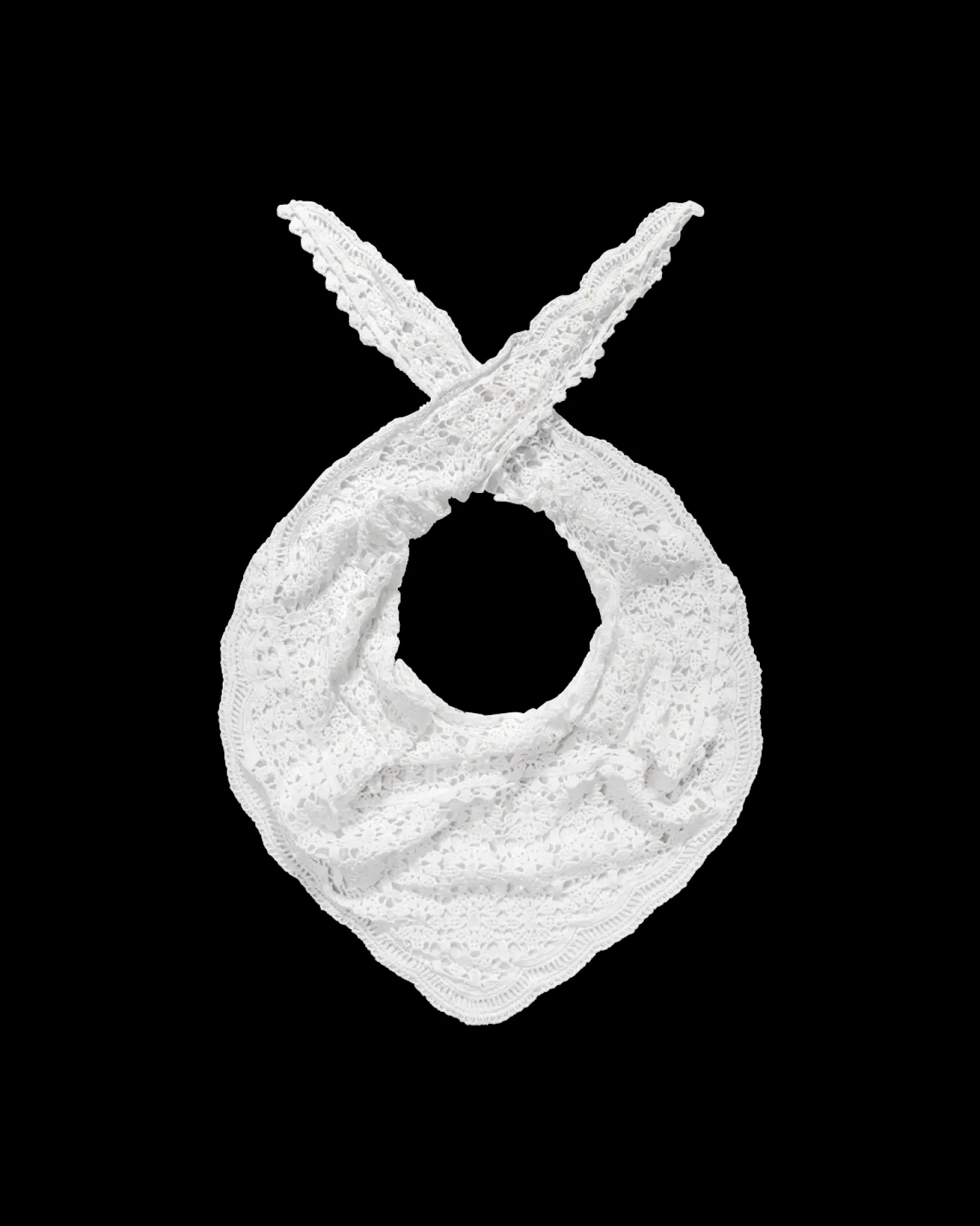 Foulard - White Crochet