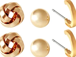 Orecchini - Set 3 pz. Oro