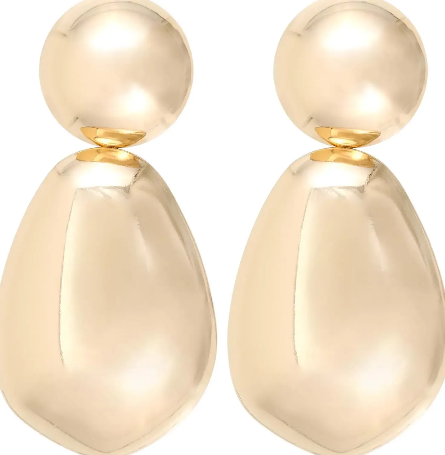 Orecchini a clip - Bright Gold